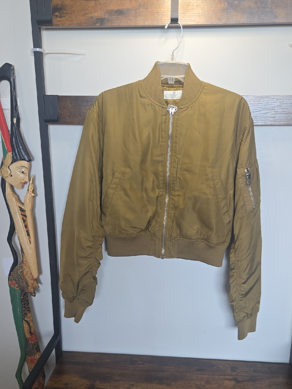 H&M Olive Green Bomber Jacket
